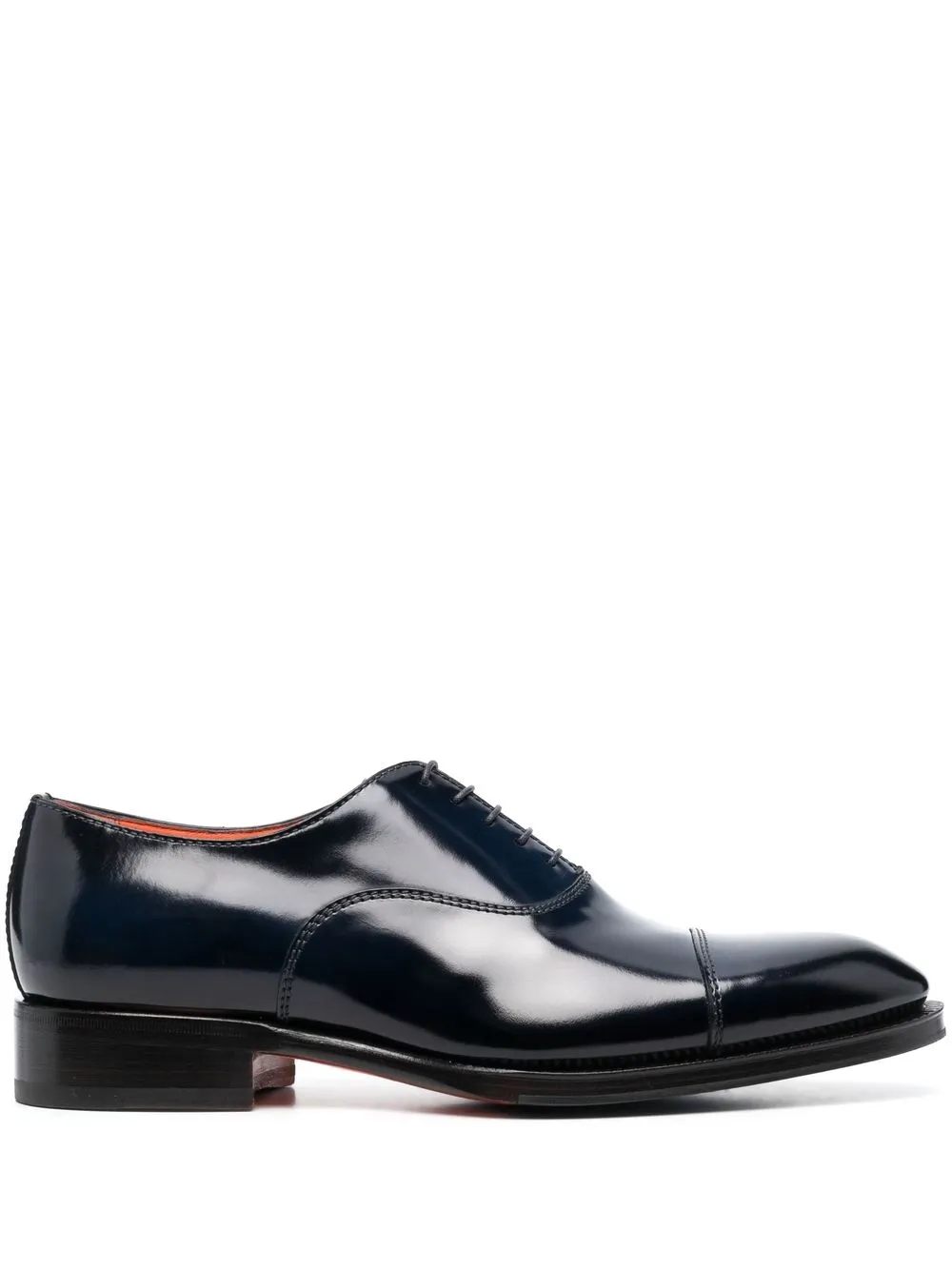 

Santoni Buoyancy leather oxford shoes - Blue