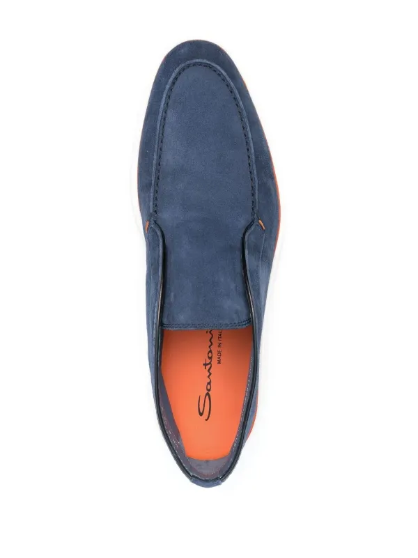 Santoni Dragon Suede Shoes - Farfetch