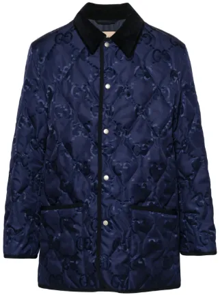 グッチ、黒 キルティングジャケット イタリア製 GUCCI(グッチ