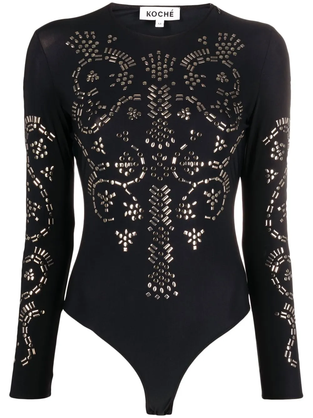 

Koché stud-embellished long-sleeve top - Black