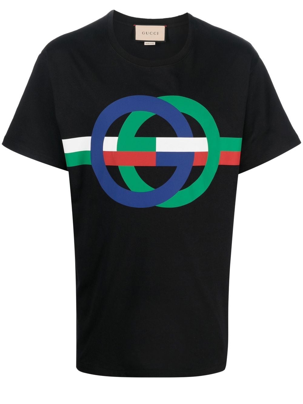 GUCCI ROUND GG PRINT T-SHIRT