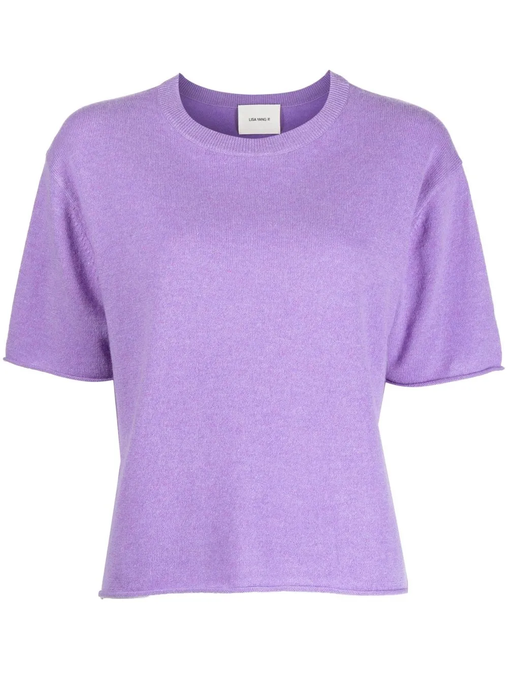 

Lisa Yang playera tejida de cachemira - Morado