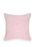 Dolce & Gabbana logo-embroidered cushion - Pink