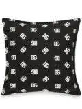 Dolce & Gabbana logo-print cushion - Black