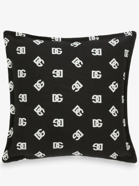 Dolce & Gabbana logo-print cushion