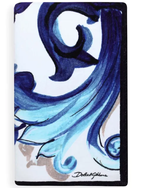 Dolce & Gabbana terry cotton beach towel