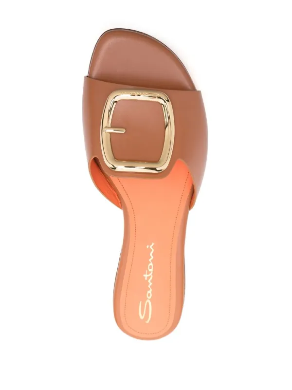 Santoni バックルディテール ミュール | ブラウン | FARFETCH JP Santoni バックルディテール ミュール | ブラウン | FARFETCH JP
