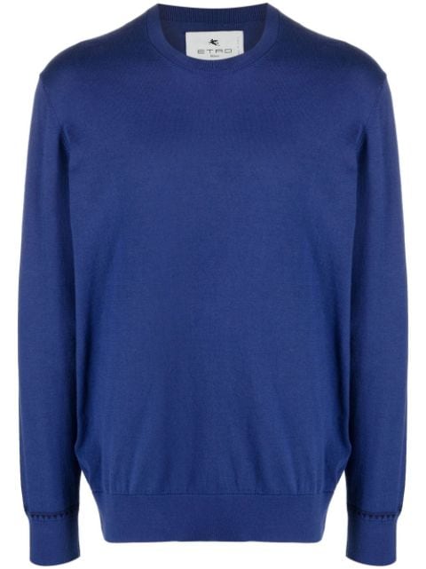 ETRO - fine knit cotton jumper