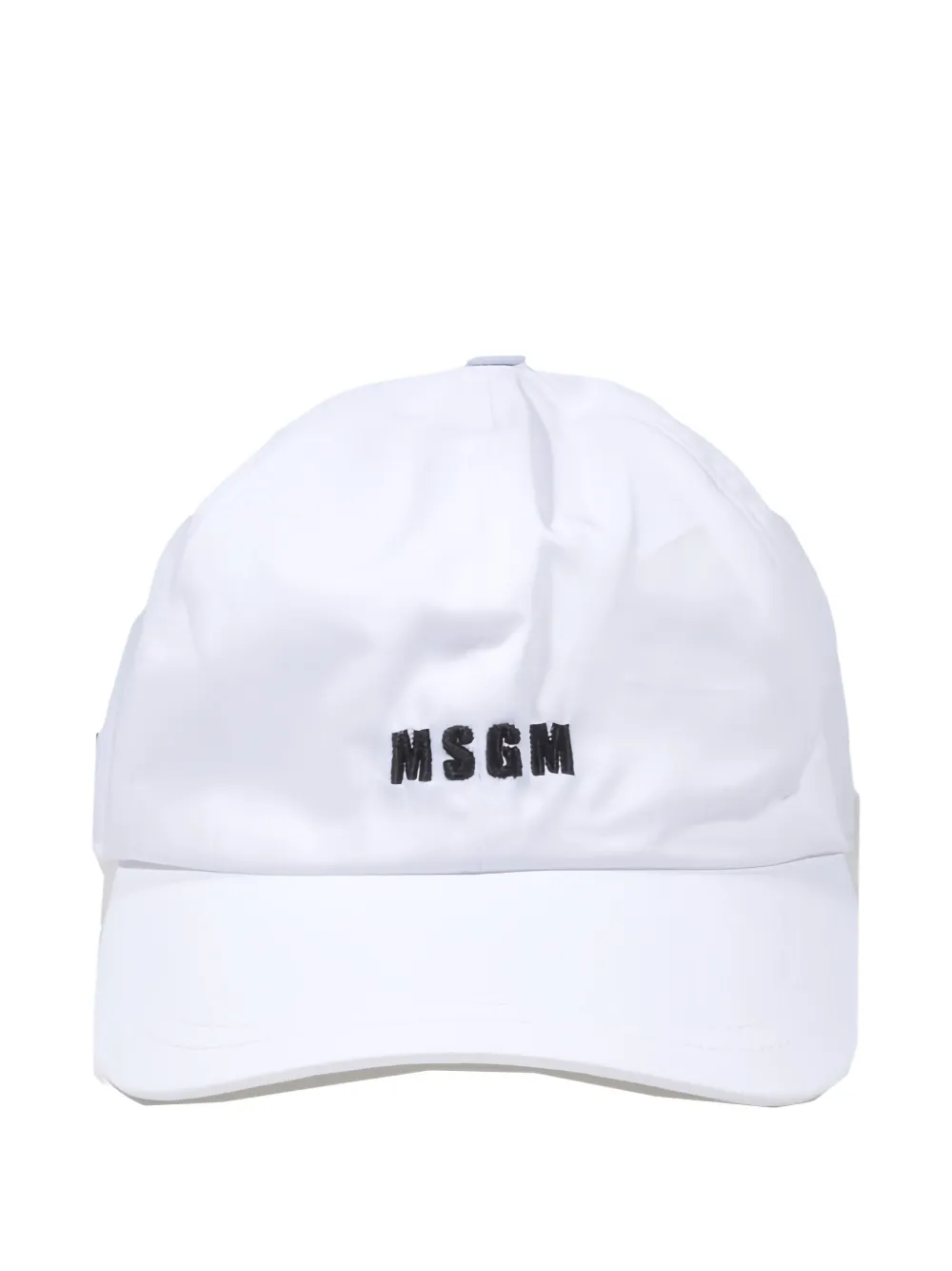 MSGM logo-embroidered cap - ホワイト MSGM logo-embroidered cap - ホワイト