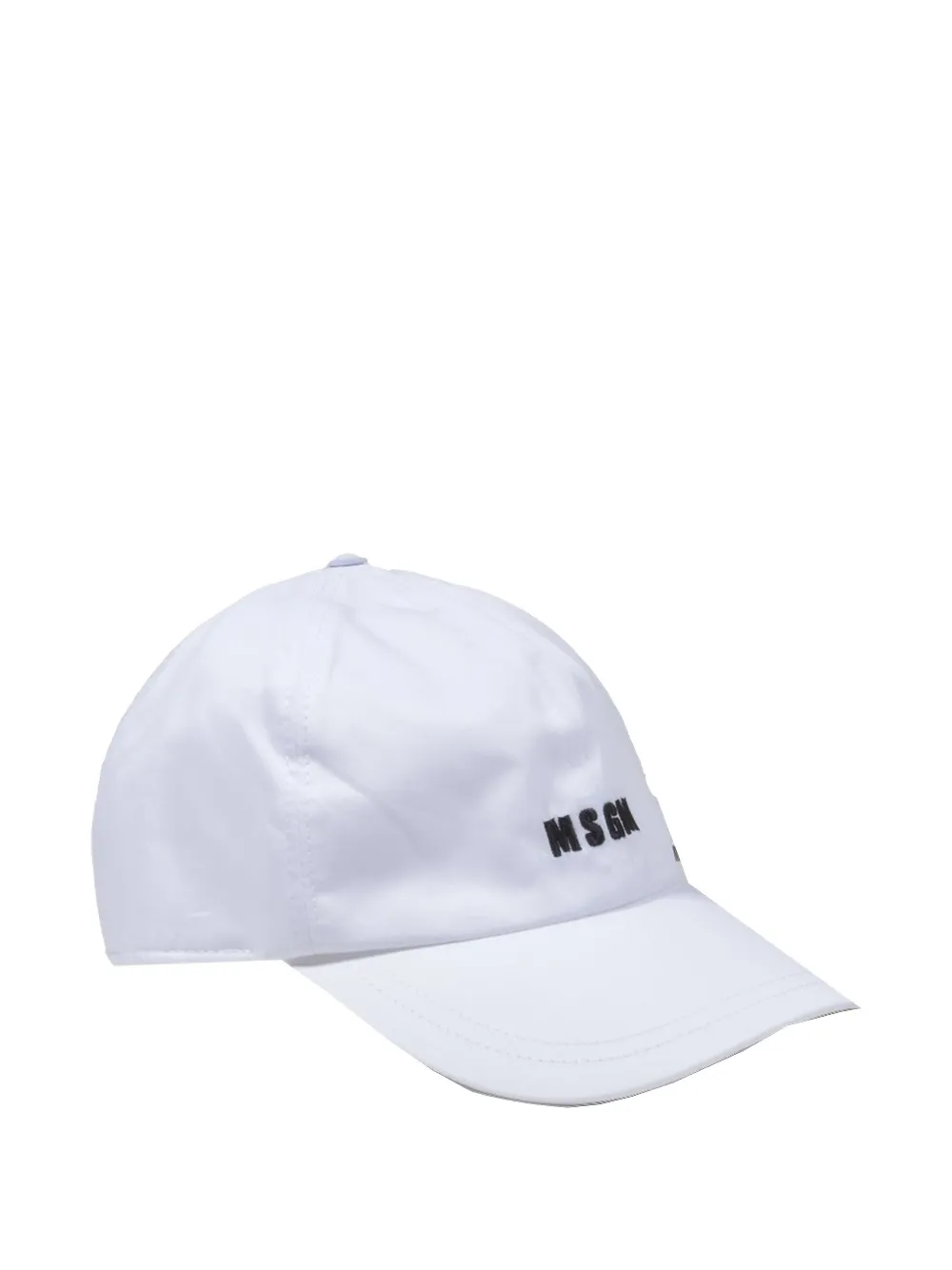 MSGM logo-embroidered cap - Wit