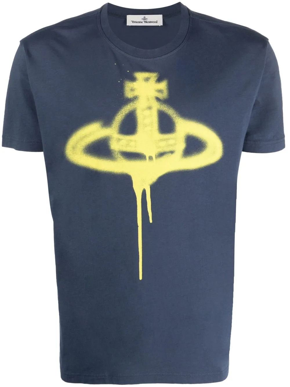 

Vivienne Westwood Orb logo-print cotton T-shirt - Blue