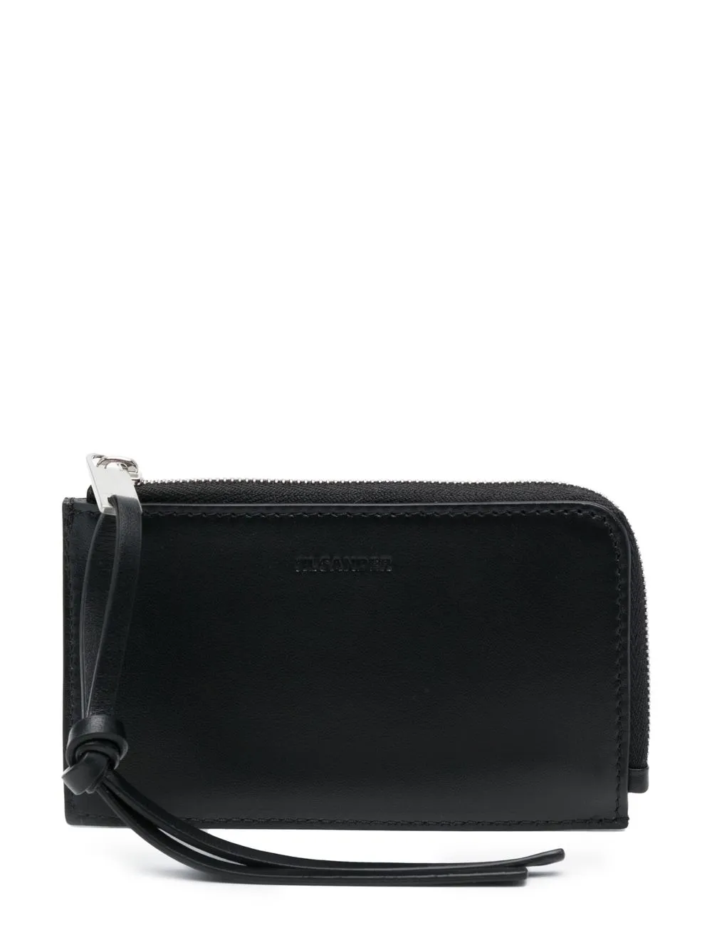 

Jil Sander zip-pocket leather cardholder - Black