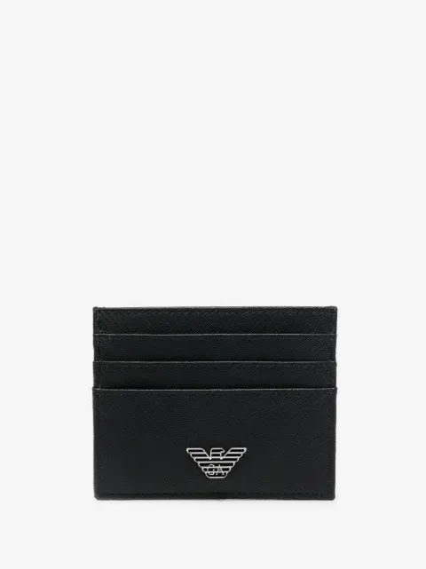 Emporio Armani logo-plaque cardholder