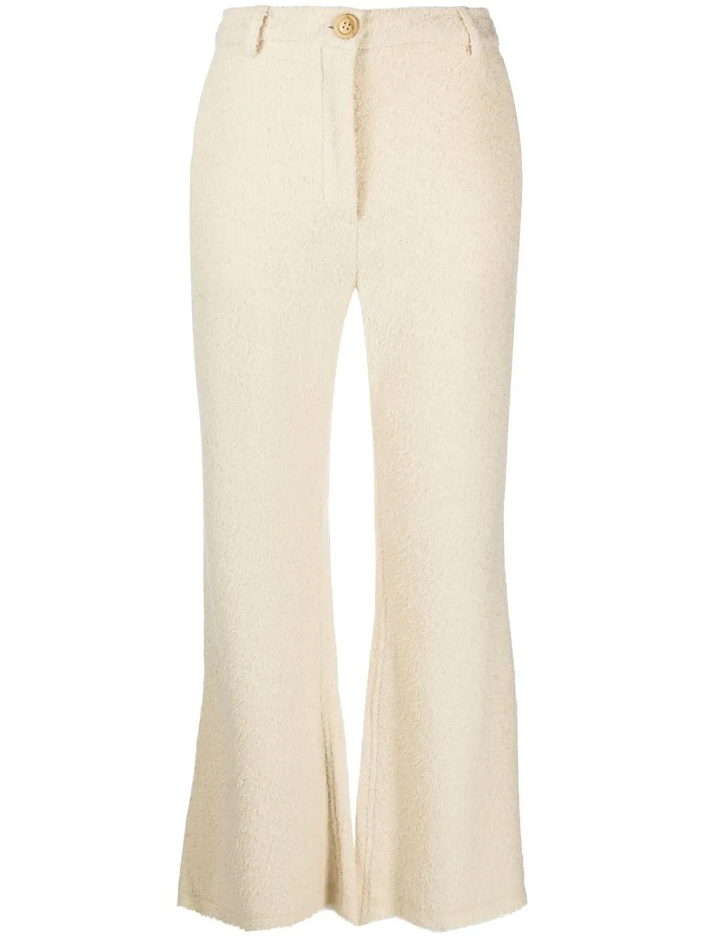 

By Malene Birger mid-rise flared trousers - Neutrals