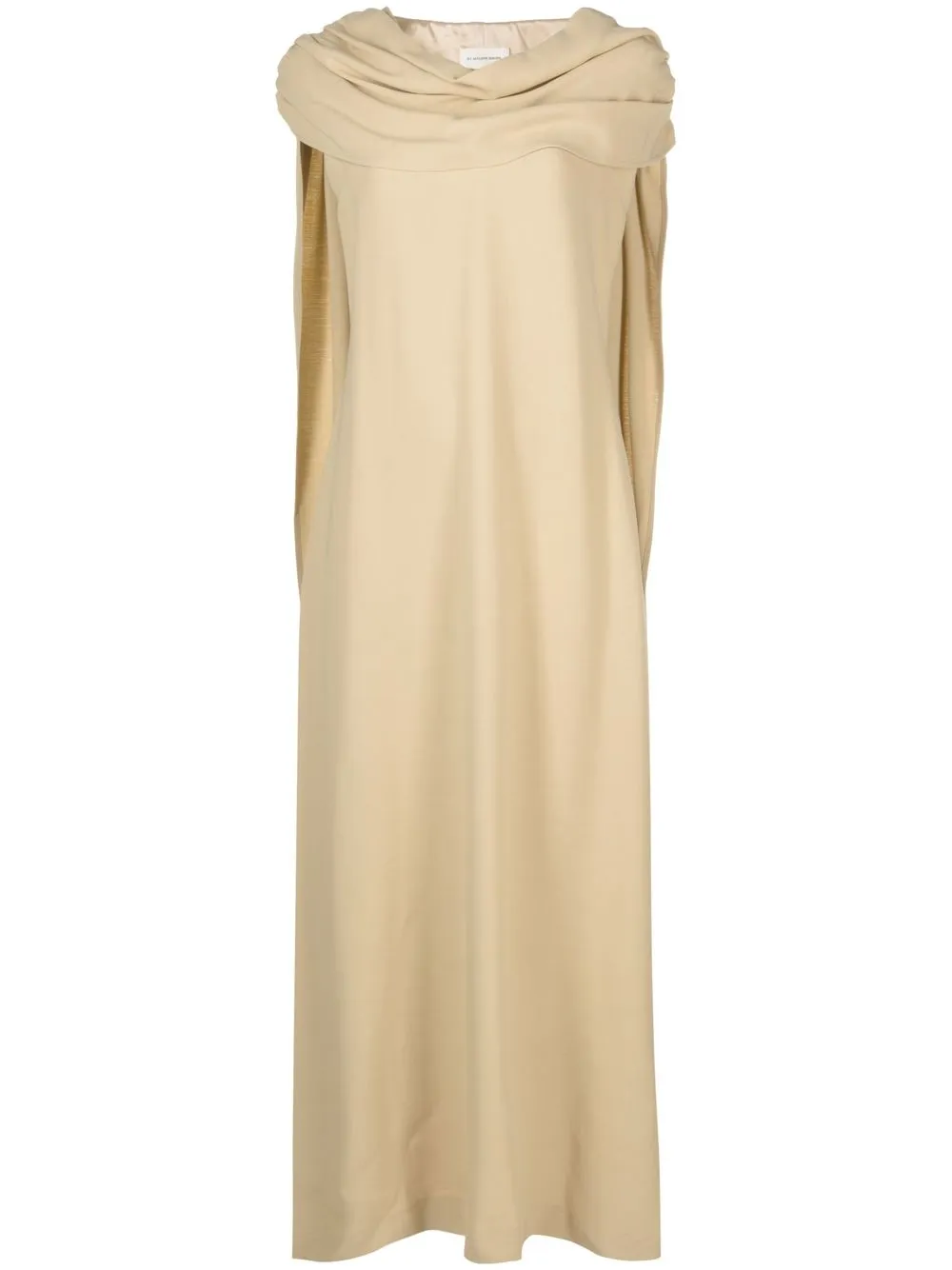 

By Malene Birger Cressida draped maxi dress - Neutrals