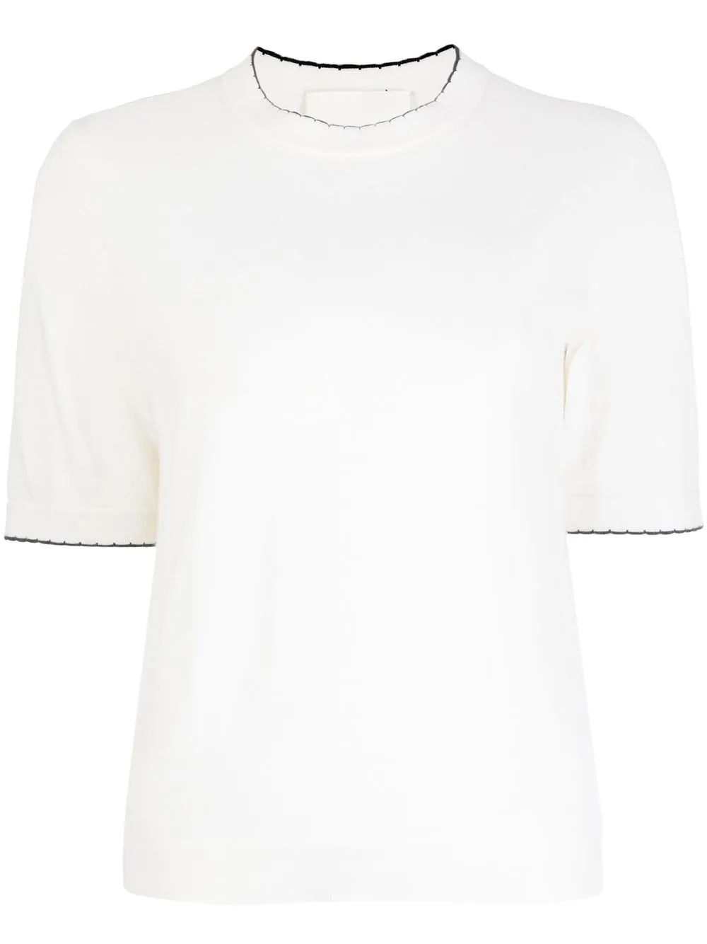 

Lisa Yang blusa tejida con diseño de suéter - Blanco