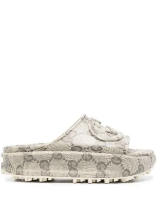 Gucci Pantoletten Mit GG-Print - Farfetch