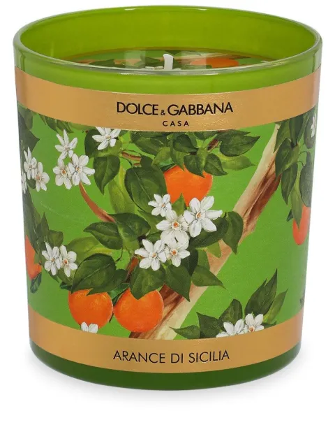 Dolce & Gabbana floral-print scented candle (250g)