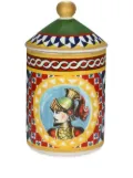 Dolce & Gabbana Carretto-print scented candle (340g) - Red