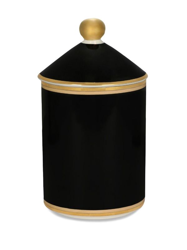 Dolce amp; Gabbana leopard-print scented candle (340g) - Black