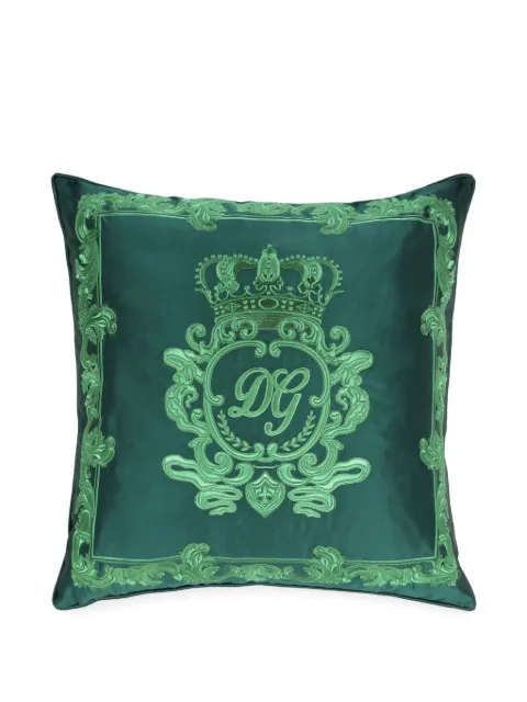 Dolce & Gabbana cojín con logo DG bordado de 40cm x 40cm