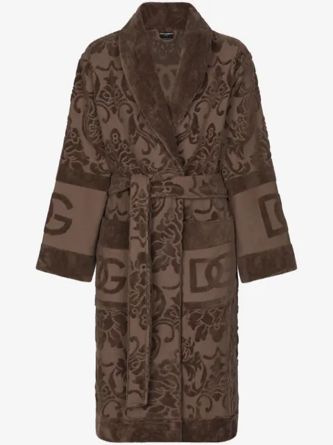 Dolce & Gabbana logo bath robe 