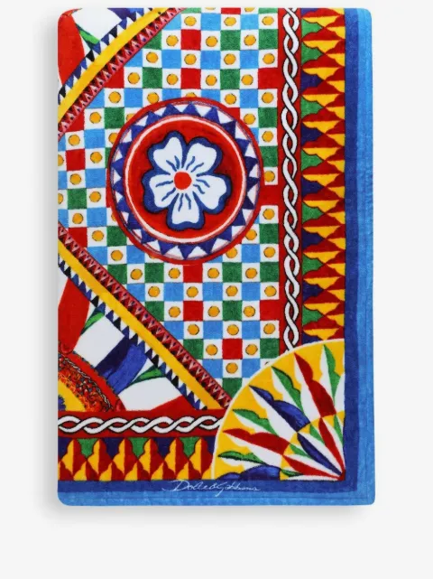 Dolce & Gabbana terry cotton beach towel