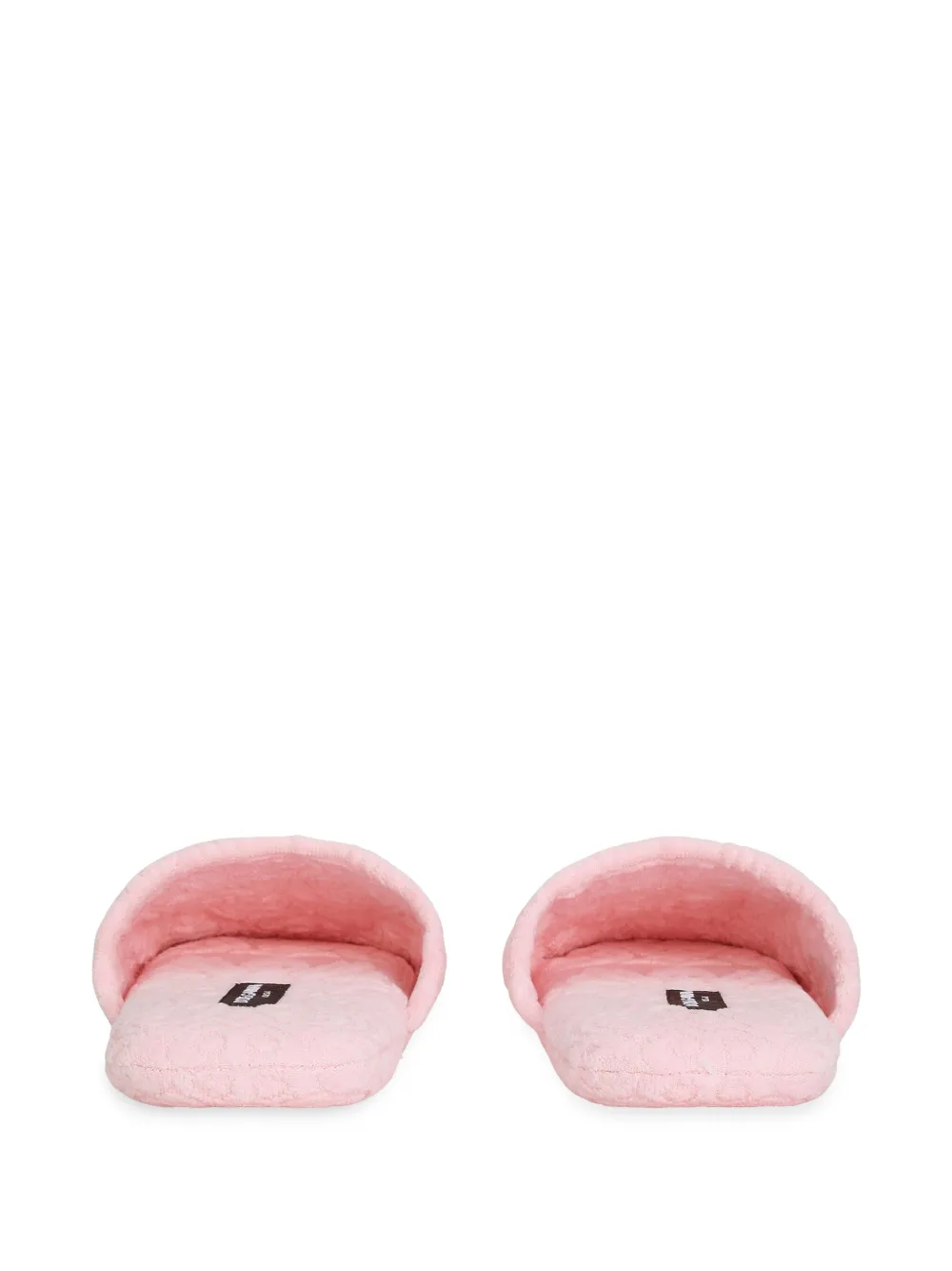 Dolce & Gabbana Logo-embroidered Slippers In Pink