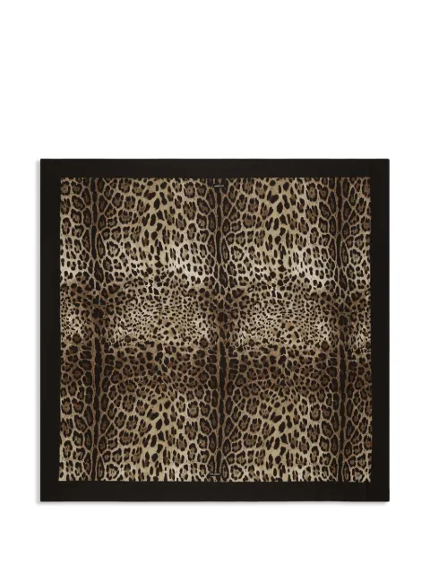Dolce & Gabbana leopard-print throw
