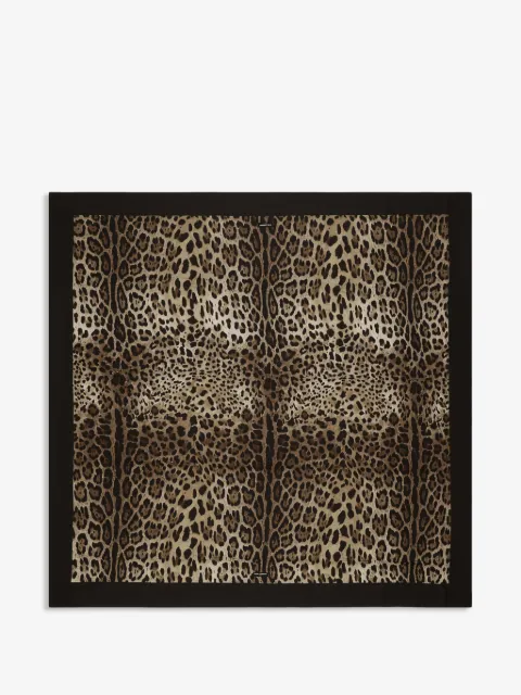 Dolce & Gabbana leopard-print throw