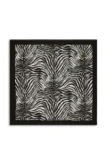 Dolce & Gabbana zebra-print linen tablecloth - Black
