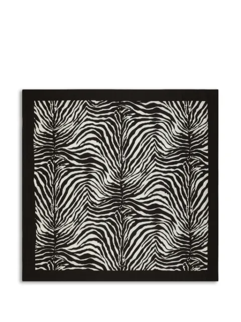 Dolce & Gabbana zebra-print linen tablecloth