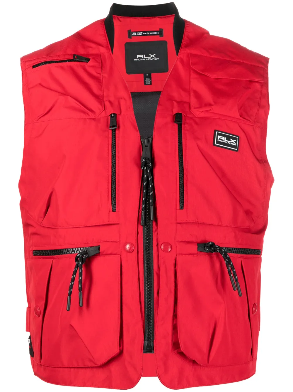 Ralph Lauren Brendan Multi-pocket Cargo Vest In Rot