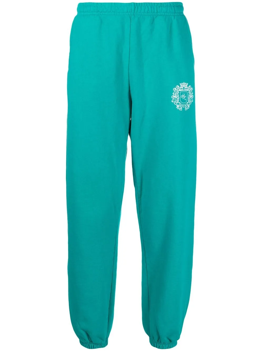 

Sporty & Rich logo-print cotton sweatpants - Blue