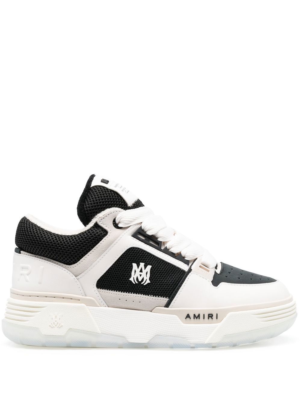 Amiri Two-tone Ma-1 Sneakers In Black And White In Neutrals | ModeSens