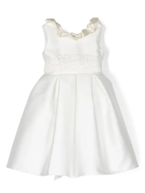 La Stupenderia ruffle-collar pleated dress 