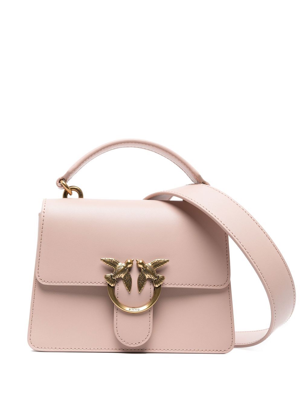 Pinko Mini Love Bag Tote In Rosa