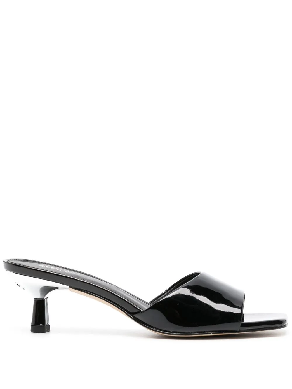 

Michael Michael Kors 55mm patent-leather mules - Black