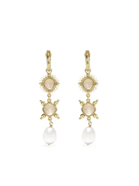 Goossens aretes Venise con dije de perla
