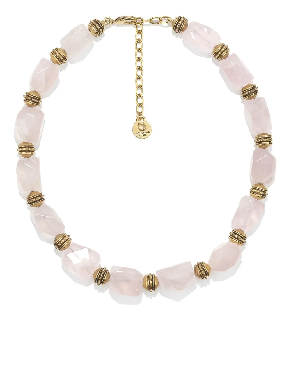 Goossens Syracuse rock crystal necklace | Pink | Image 1