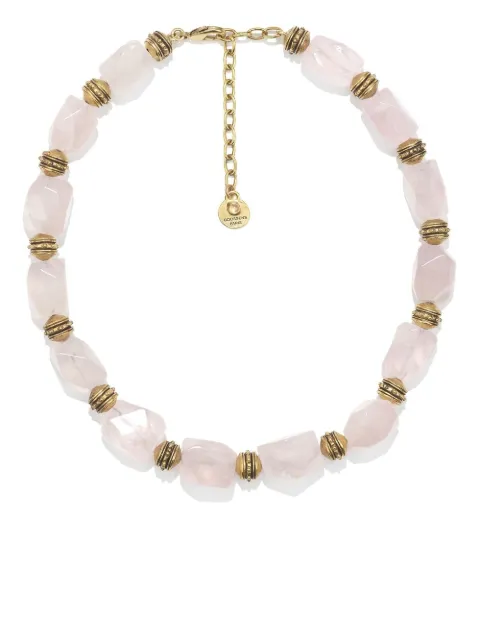 Goossens Syracuse rock crystal necklace