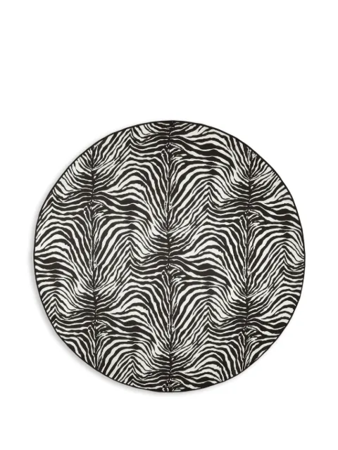 Dolce & Gabbana zebra-print round rug