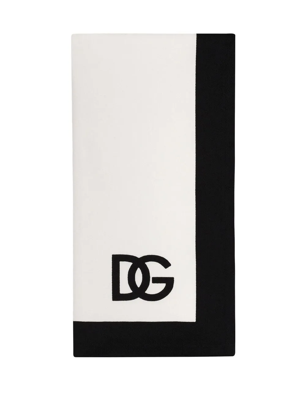 Dolce & Gabbana Logo-print Napkin Set In Weiss