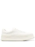 Jil Sander ridged low-top sneakers - White