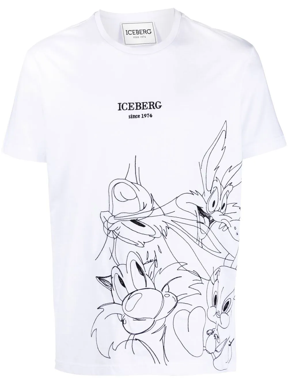 

Iceberg playera manga corta con estampado gráfico - Blanco