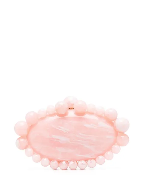Cult Gaia Jaya marbled acrylic clutch