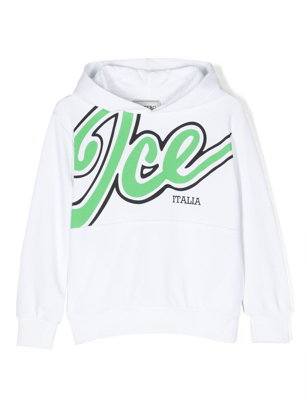 Iceberg Kids logo-print cotton-blend Hoodie - Farfetch