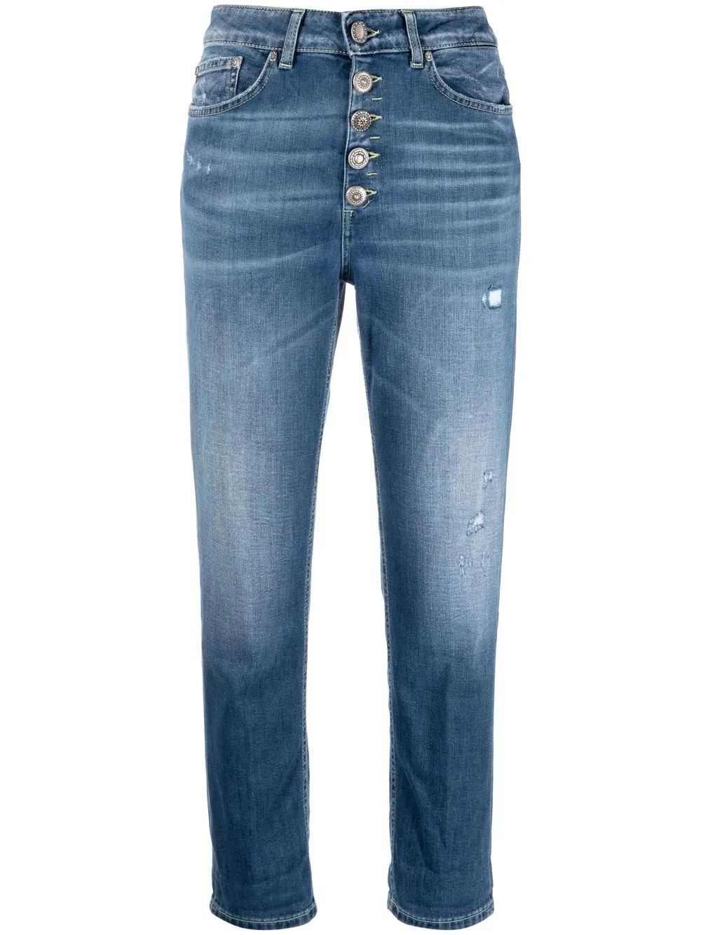 

DONDUP cropped button-fly jeans - Blue