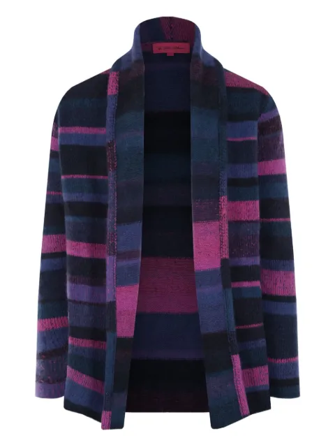 The Elder Statesman striped open-front cardigan