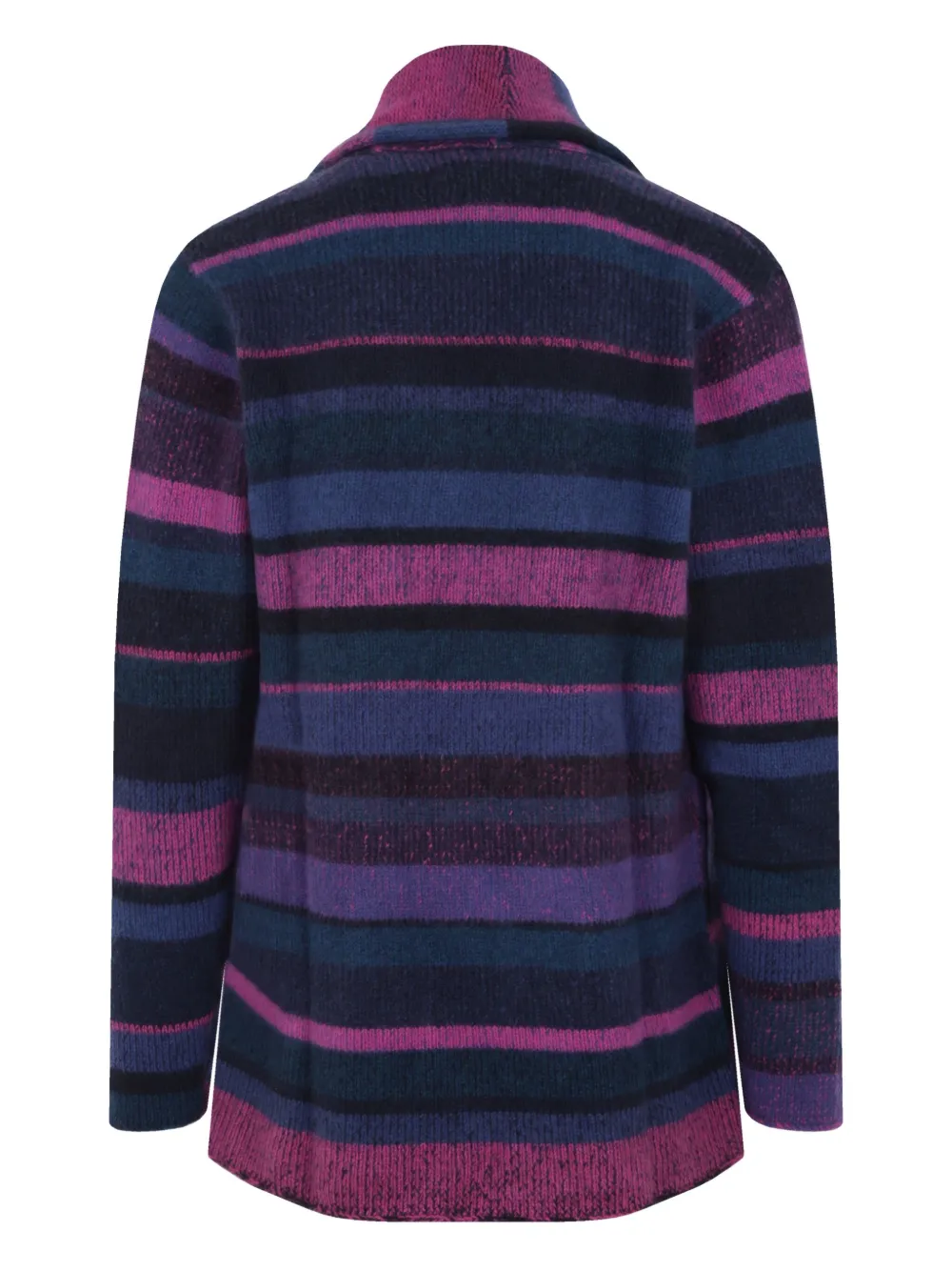 The Elder Statesman Gestreept vest met open voorkant Roze
